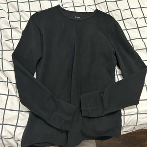 black fleece long sleeve